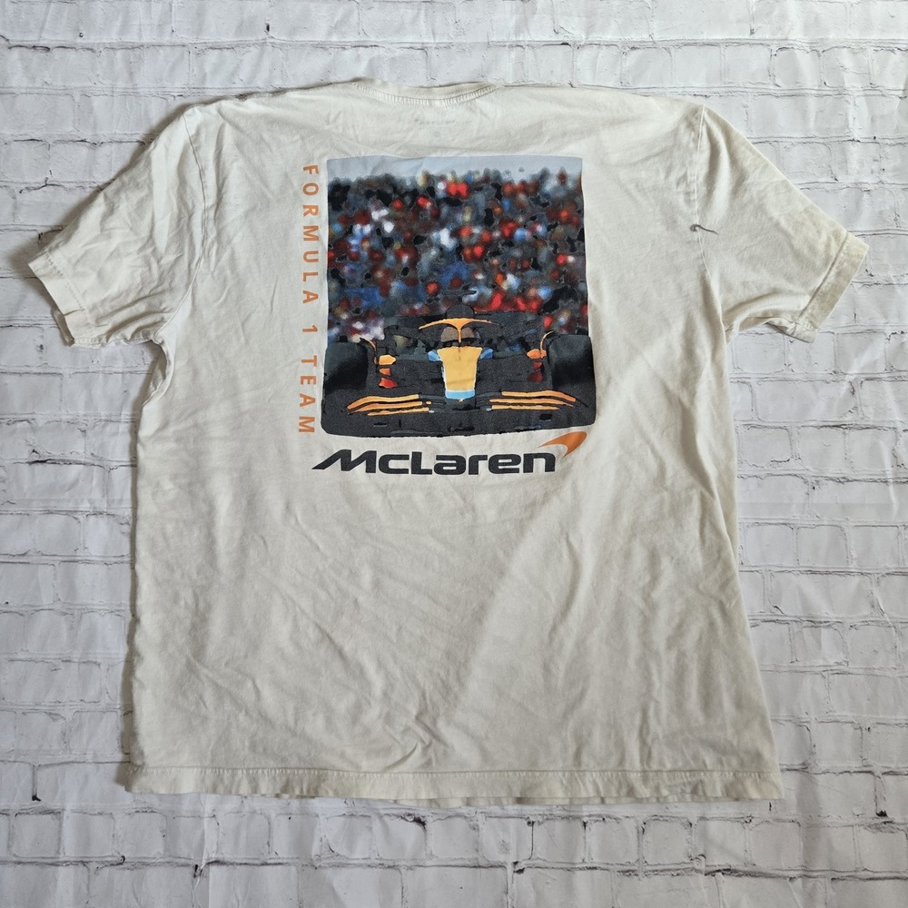 McLaren Formula 1 Team T-Shirt Mens   Racing-F1 Graphic Tee Team Apparel Xl